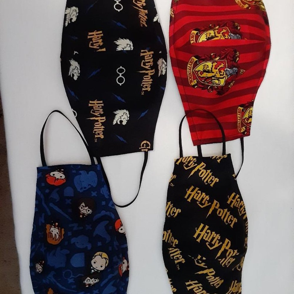 4 for $8 Adult size harry potter face mask